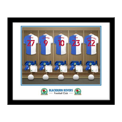 Blackburn Rovers FC Dressing Room Framed Print